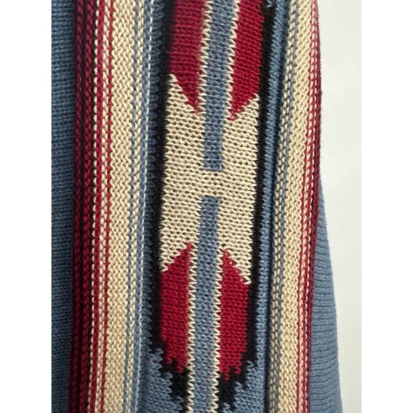 NWT CHAPS Southwest Aztec Sweater Vest Blue Multi | 2XL - Picture 5 of 12